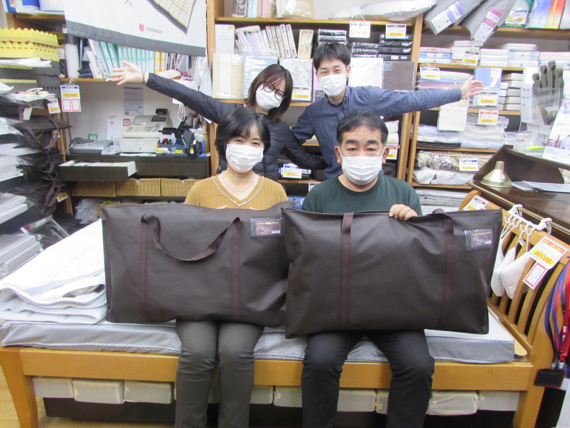 本日はオーダーまくらDAY