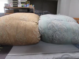 打ち直し後の布団