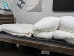 肌掛と合掛羽毛布団