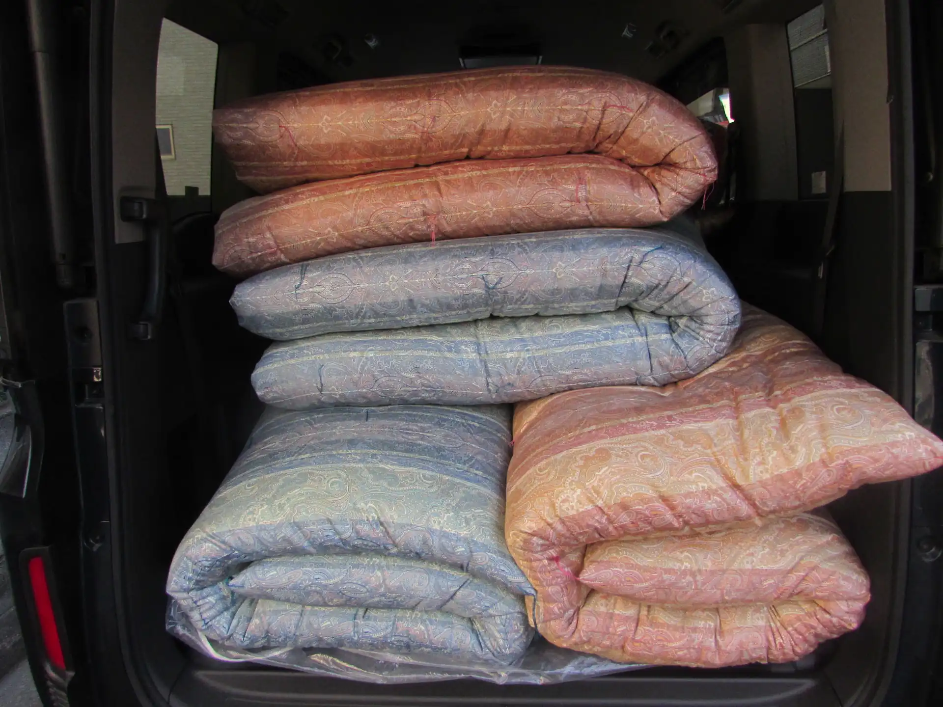 ７組の打ち直し布団