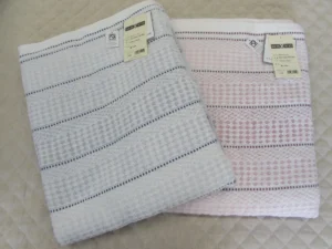 タオルケット赤青