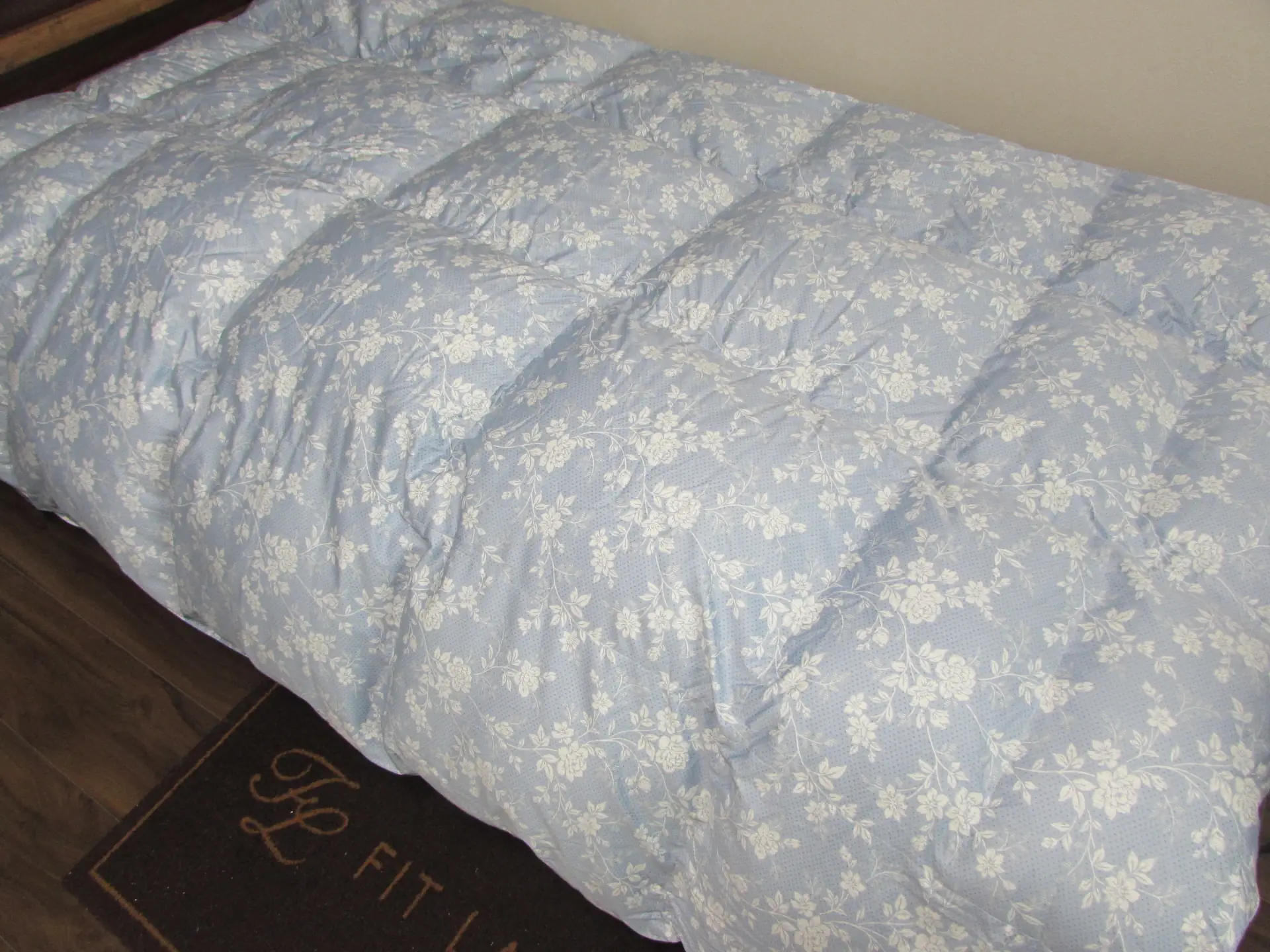 水色系羽毛布団