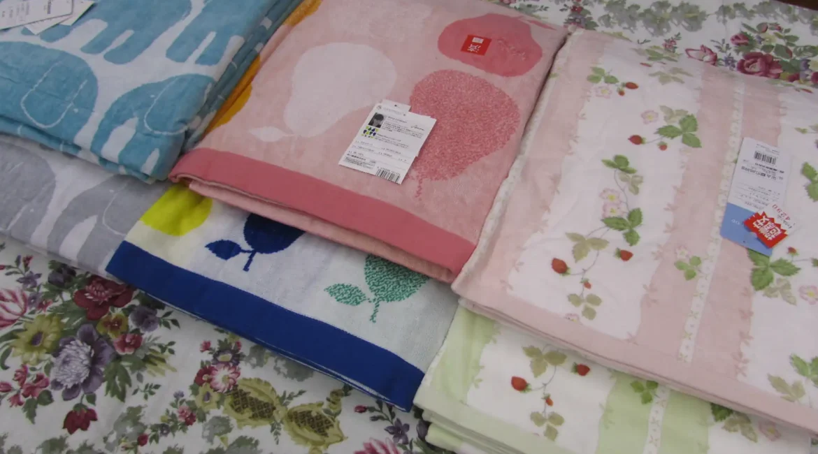 タオルケット、綿毛布、合掛けふとん