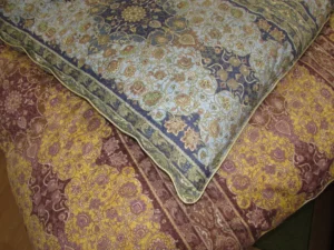 羽根布団エスニック模様