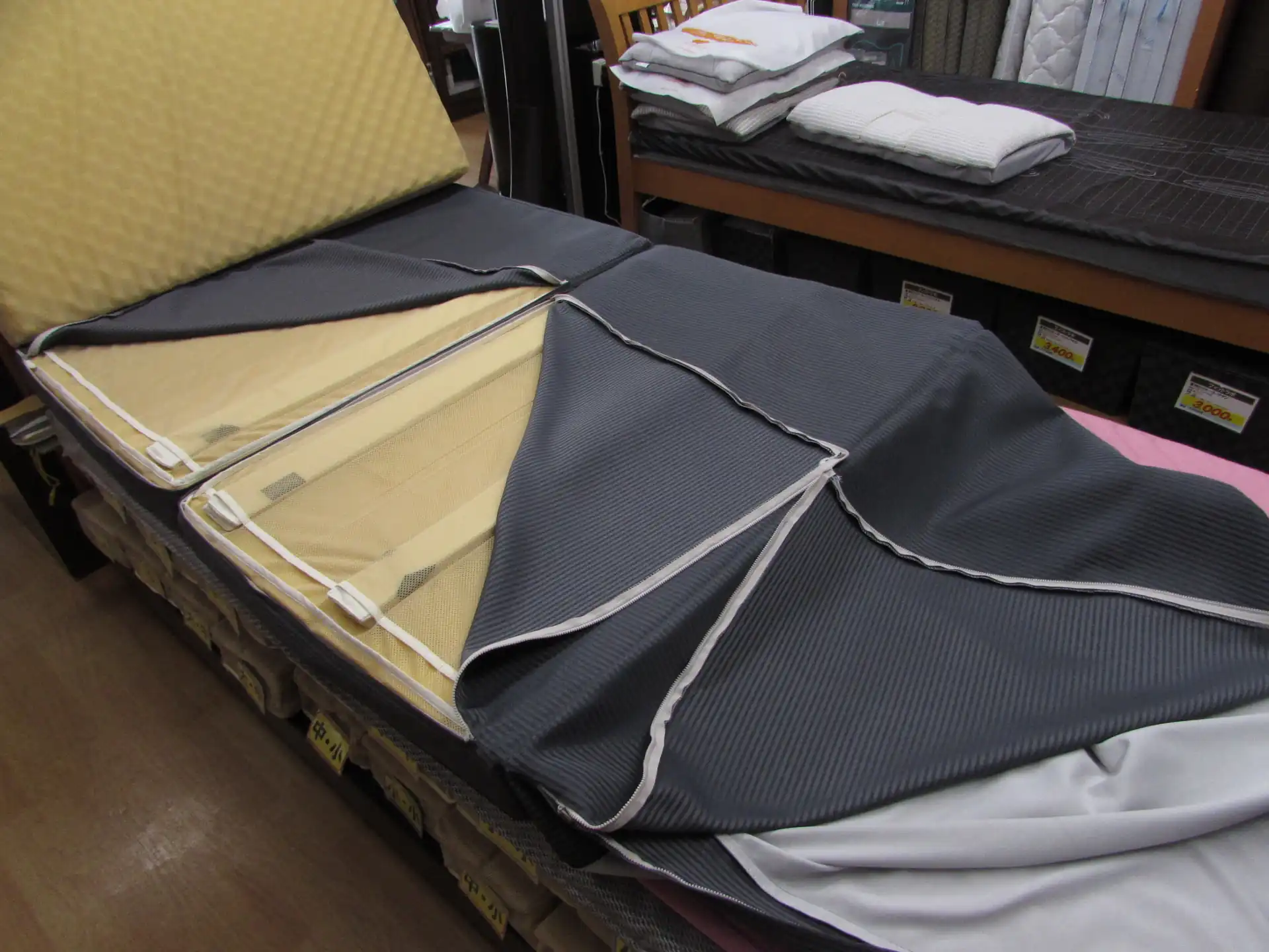 お二人分のマットレス