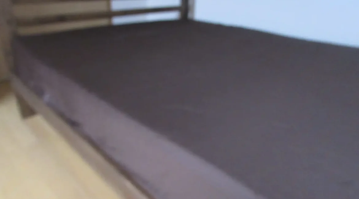 ダブルサイズベッドダークブラウン