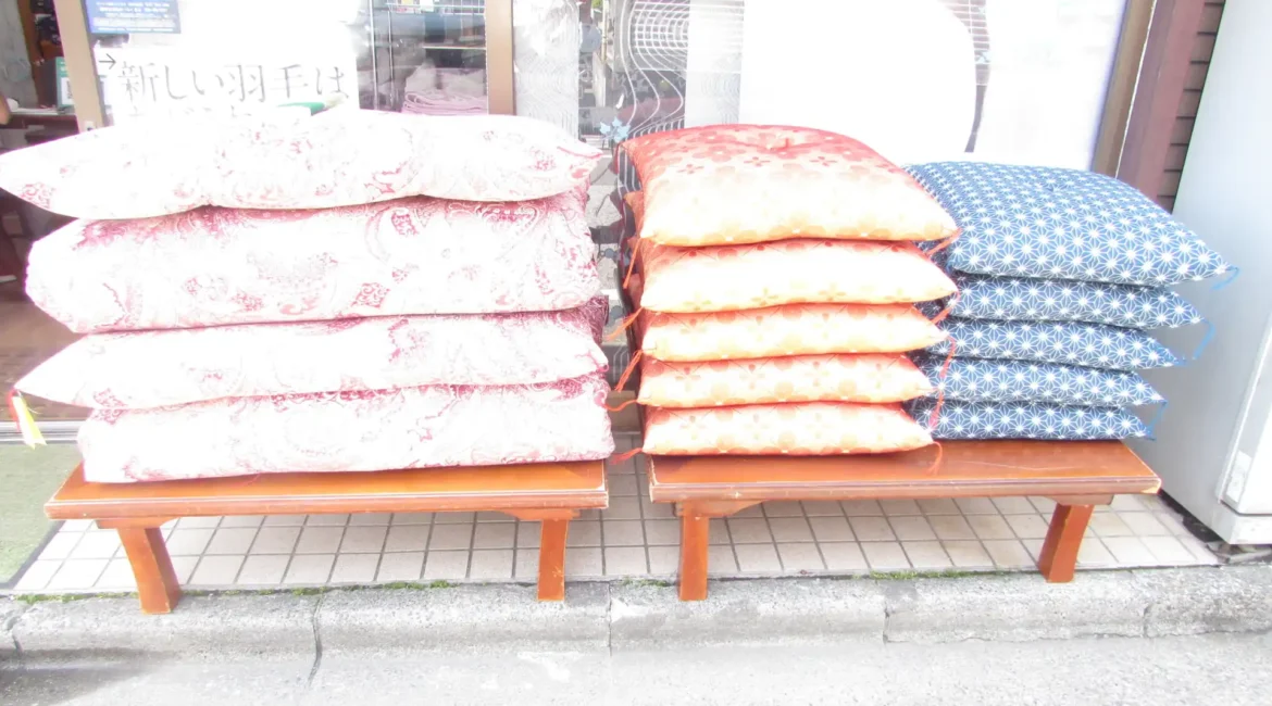 打ち直しのお布団の出来上がり