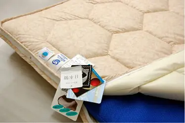 洗える敷ふとん三拍子