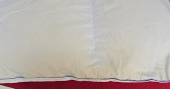 襟元が汚れてきた